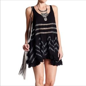 Free People trapeze slip dress